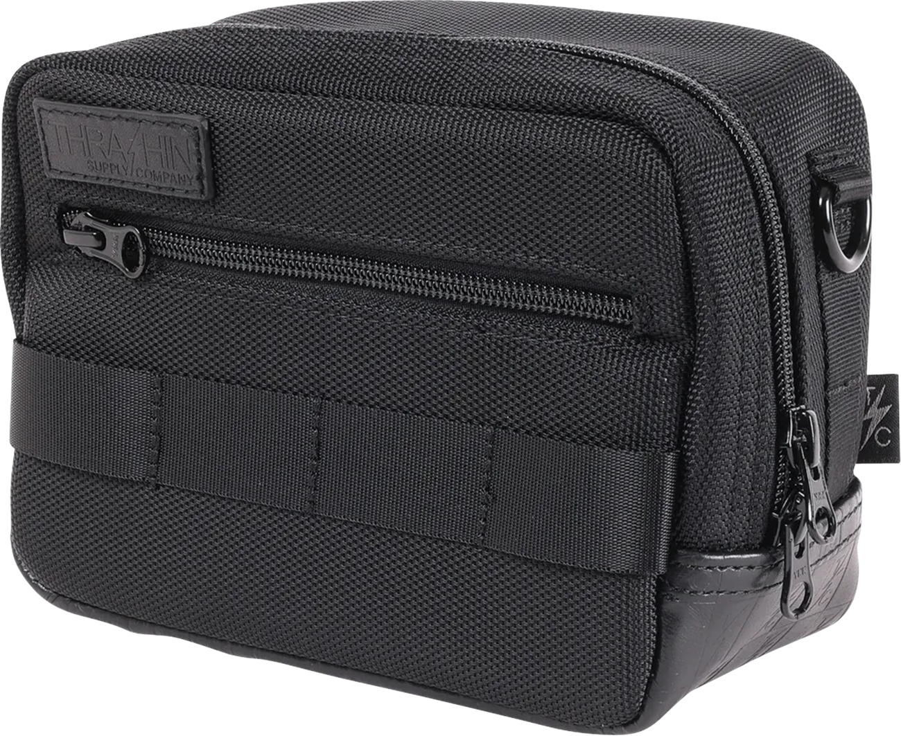 THRASHIN SUPPLY CO. Crossbody Handlebar Bag - Black/Gray THB-0038