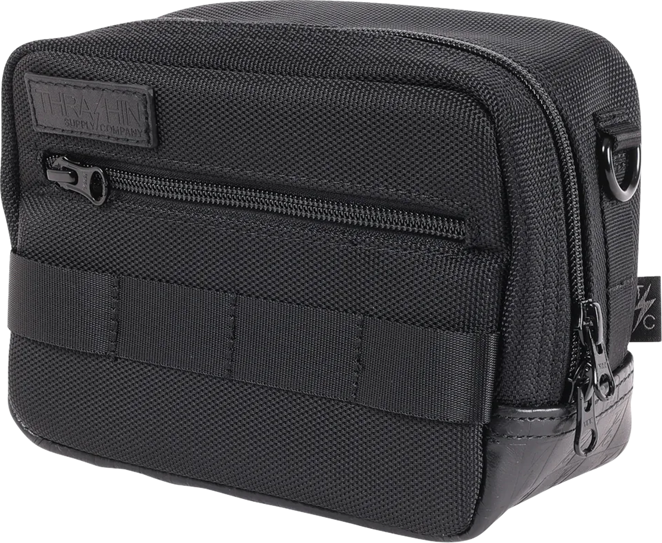 THRASHIN SUPPLY CO. Crossbody Handlebar Bag - Black/Pink THB-0037