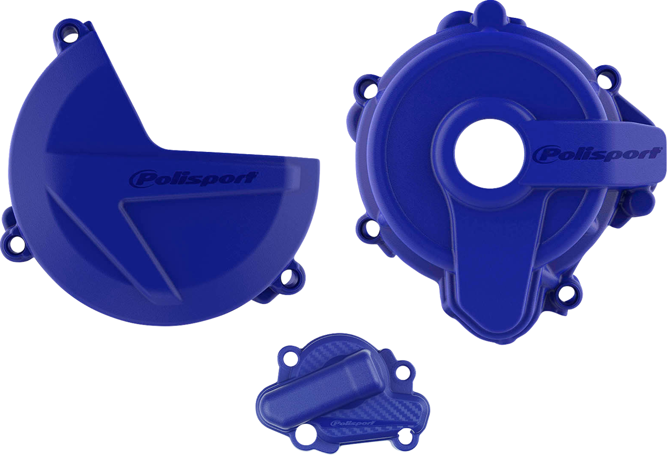 POLISPORT Clutch/Ignition Protection Kit - Blue - Sherco 91005