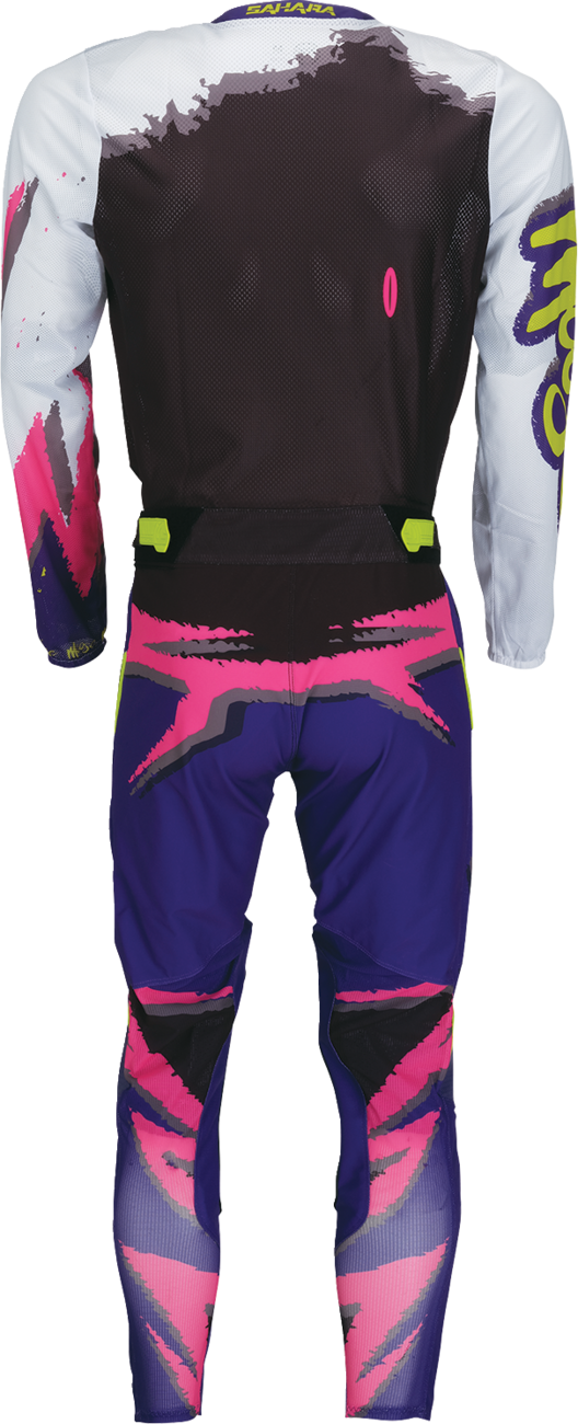 MOOSE OFFROAD Sahara LE Pants - White/Black/Purple - US 28 2901-12915