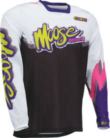 MOOSE OFFROAD Sahara LE Jersey - White/Black/Purple - 3XL 2910-8792