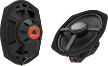 HOGTUNES Speakers - Saddlebag Cut-In Lids - 6X9 - 2 Ohm WBA 692-24