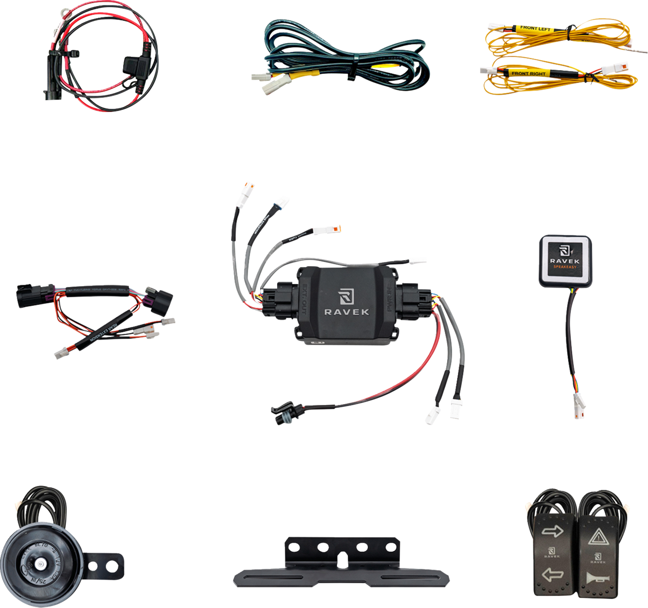 RAVEK Turn Signal Kit - Gen3 Speakeasy™ - CFMOTO U10 - Rockers 68-1000SR