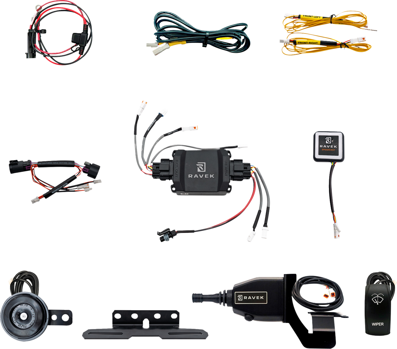 RAVEK Turn Signal Kit - Gen3 Speakeasy™ - CFMOTO U10 - Lever 68-1000SL