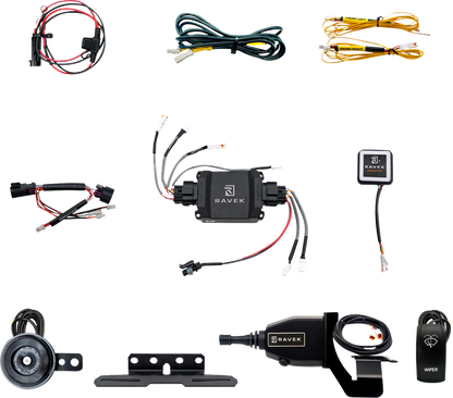 RAVEK Turn Signal Kit - Gen3 Speakeasy™ - CFMOTO U10 - Lever 68-1000SL