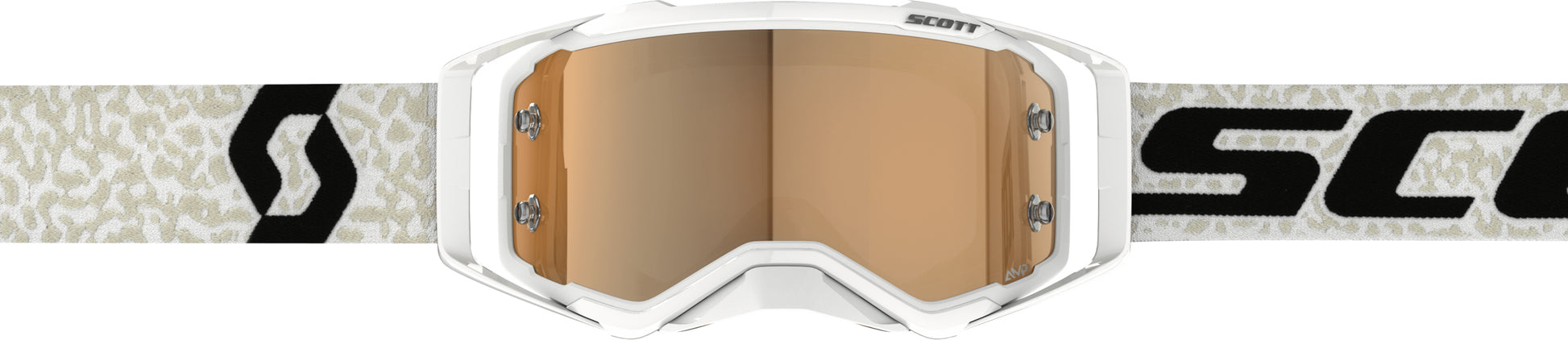 Prospect Amp Gogggle White/Black Gold Chrome Works