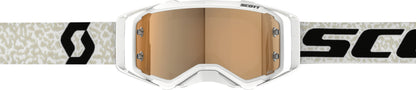 Prospect Amp Gogggle White/Black Gold Chrome Works