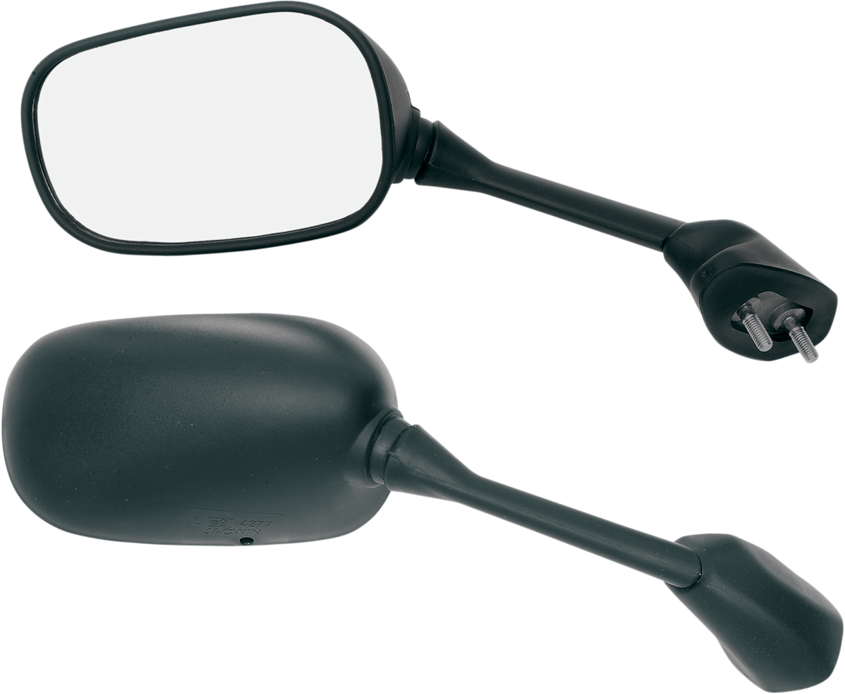PARTS UNLIMITED Mirror - Side View - Rectangle - Black - Left R1-1000-LH