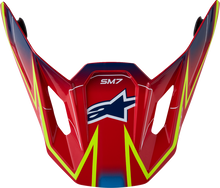 ALPINESTARS SM7 Visor - Cast - Red/Yellow Fluo/Blue 8981426-3226