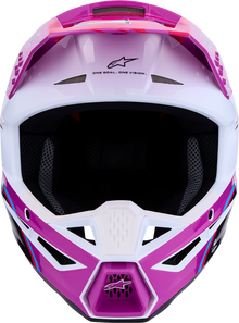 ALPINESTARS SM3 Helmet - Falcon - Purple/White/Black/Pink Fluo - Large 8300927-3222-L