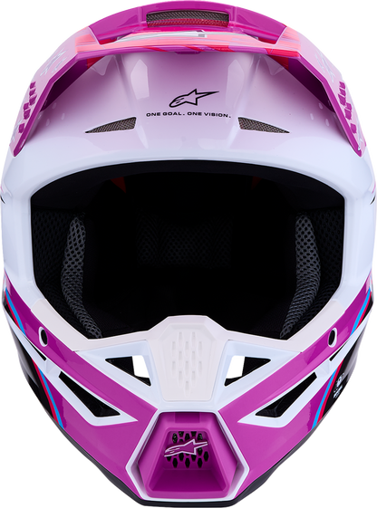 ALPINESTARS SM3 Helmet - Falcon - Purple/White/Black/Pink Fluo - Large 8300927-3222-L