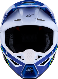 ALPINESTARS SM3 Helmet - Falcon - Blue/White/Black/Pink Fluo - XS 8300927-7347-XS
