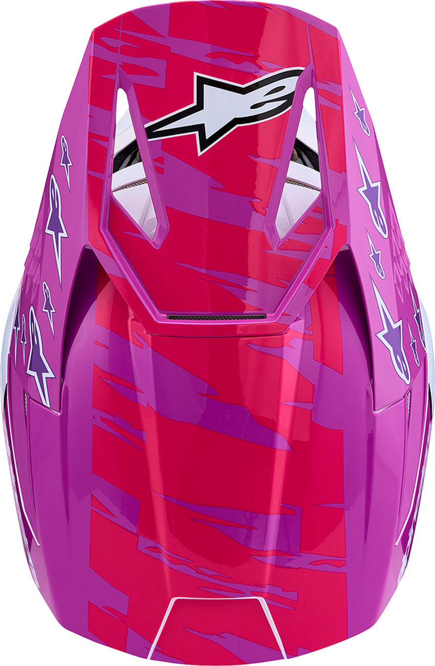 ALPINESTARS SM3 Helmet - Falcon - Purple/White/Black/Pink Fluo - Large 8300927-3222-L