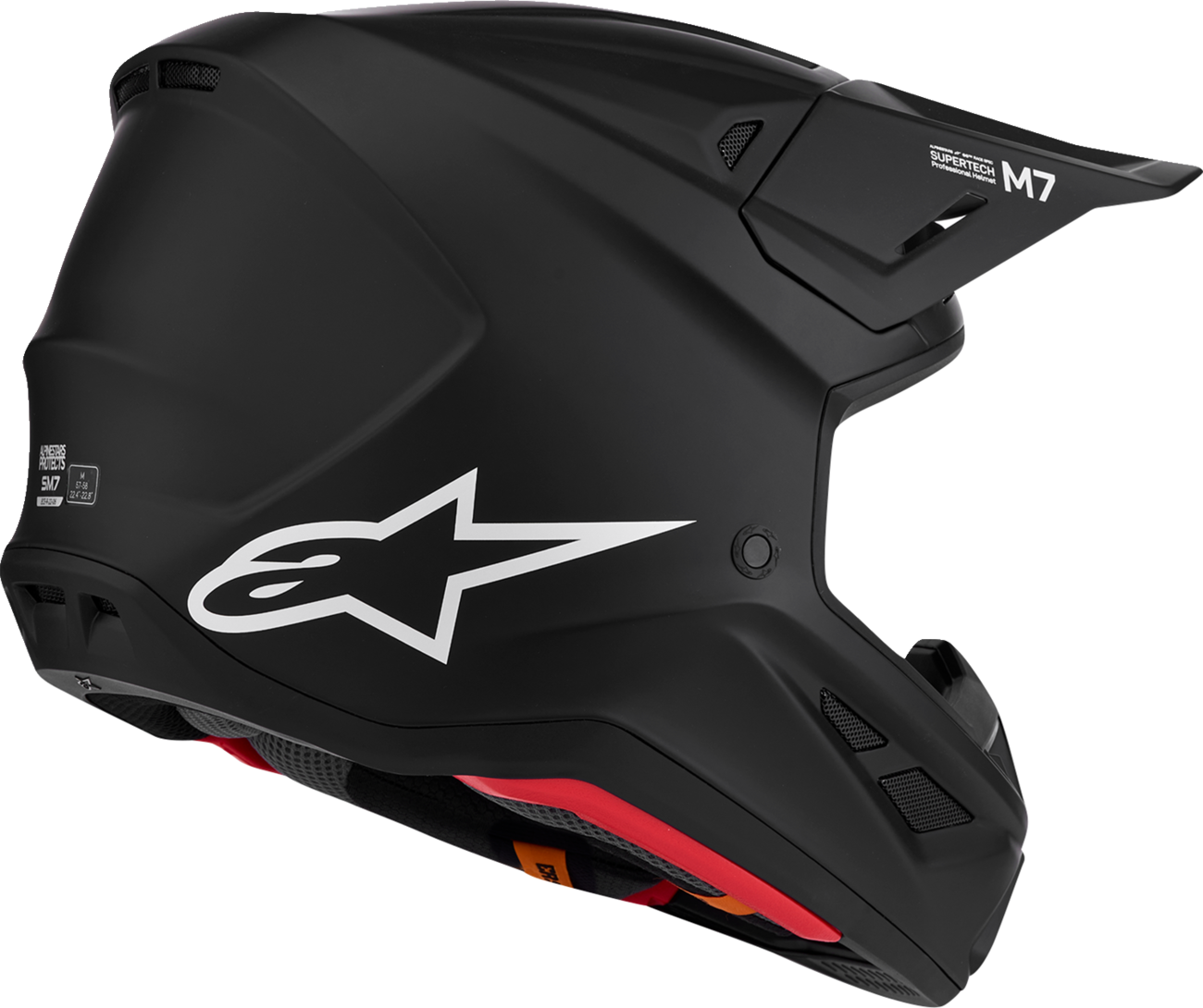 ALPINESTARS SM7 Helmet - Solid - Matte Black - Medium 8301426-110-M