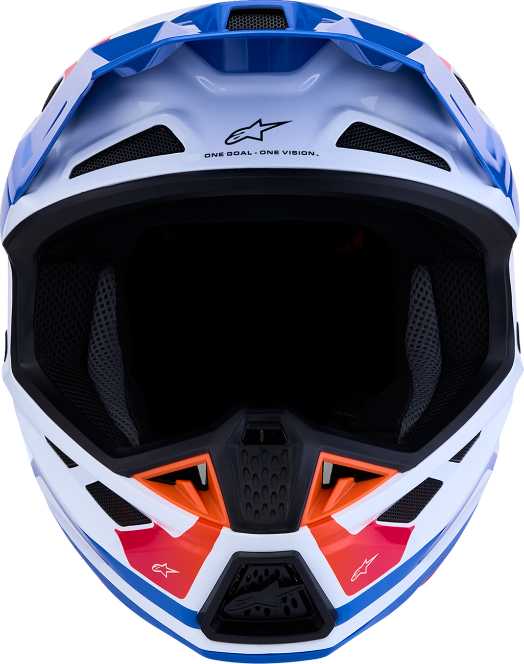 ALPINESTARS SM7 Helmet - Core - White/Blue/Orange/Pink - Large 8301826-2088-L