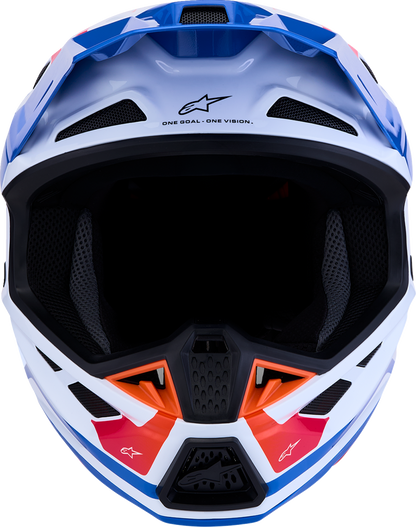 ALPINESTARS SM7 Helmet - Core - White/Blue/Orange/Pink - Large 8301826-2088-L