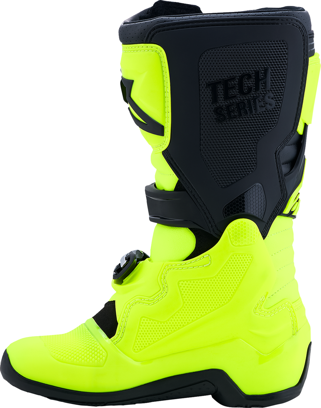 ALPINESTARS Youth Tech 7S Boots - Fluorescent Yellow/Black - US 4 / EU 37 2015017-551-4