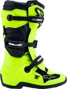 ALPINESTARS Youth Tech 7S Boots - Fluorescent Yellow/Black - US 7 / EU 40.5 2015017-551-7