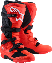 ALPINESTARS Tech 7 Enduro Boots - Black/Fluorescent Red - US 10 / EU 44.5 2010426-314-10