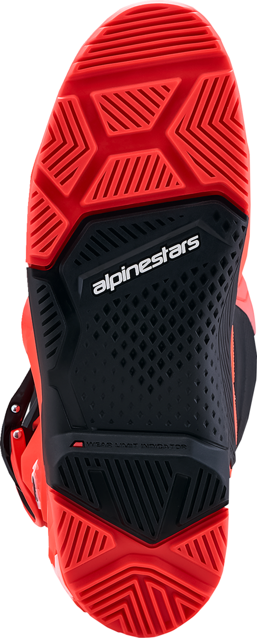 ALPINESTARS Tech 7 Enduro Boots - Black/Fluorescent Red - US 10 / EU 44.5 2010426-314-10