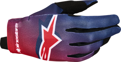 ALPINESTARS Radar Gloves - Fire Red/DeepBlue - Medium 3561824-3218-M