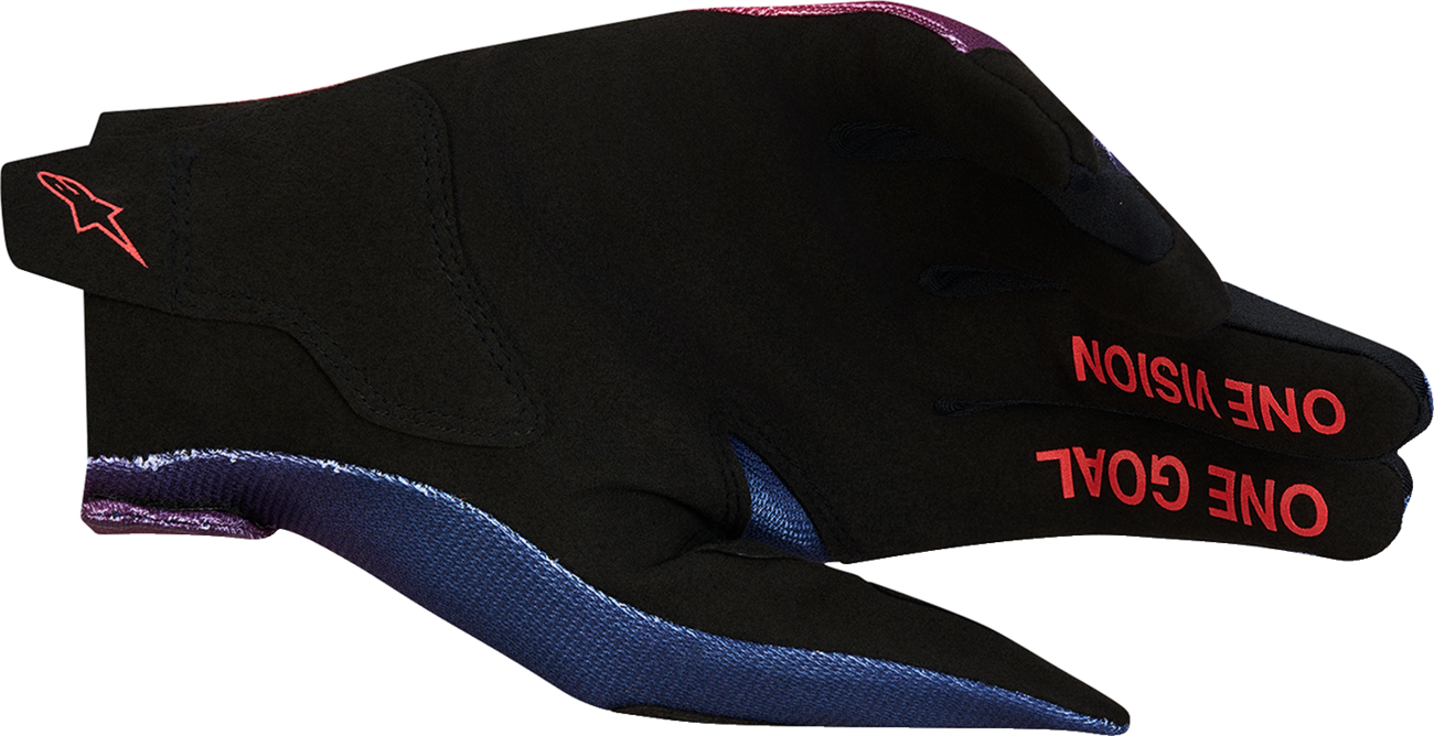 ALPINESTARS Radar Gloves - Fire Red/DeepBlue - Medium 3561824-3218-M