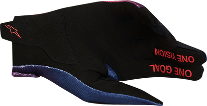 ALPINESTARS Radar Gloves - Fire Red/DeepBlue - Medium 3561824-3218-M