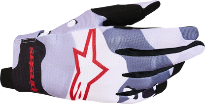 ALPINESTARS Radar Gloves - Ash Gray/Light Lilac/Red/Black - Small 3561824-9347-S
