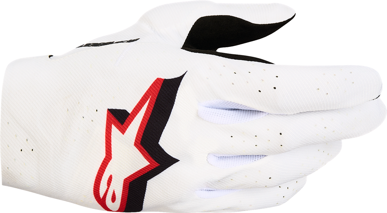 ALPINESTARS Supertech MX Gloves - White/Black/Fire Red - 2XL 3560627-2063-2XL