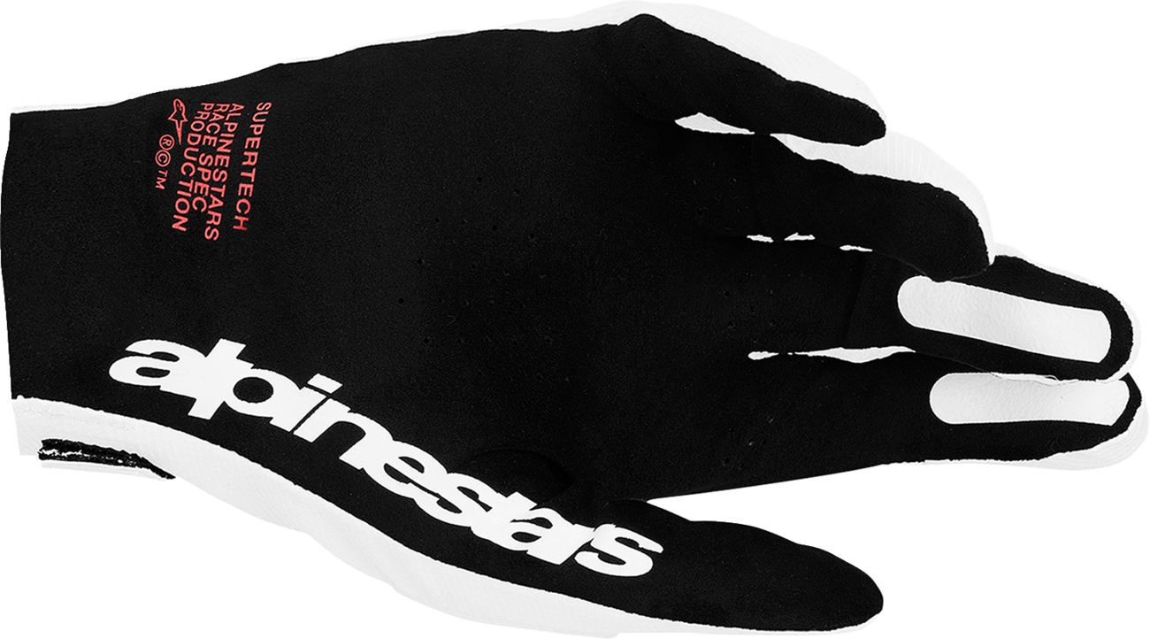 ALPINESTARS Supertech MX Gloves - White/Black/Fire Red - 2XL 3560627-2063-2XL