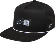 ALPINESTARS Label Snapback Hat - Black - One Size 1236-81438-10-OS