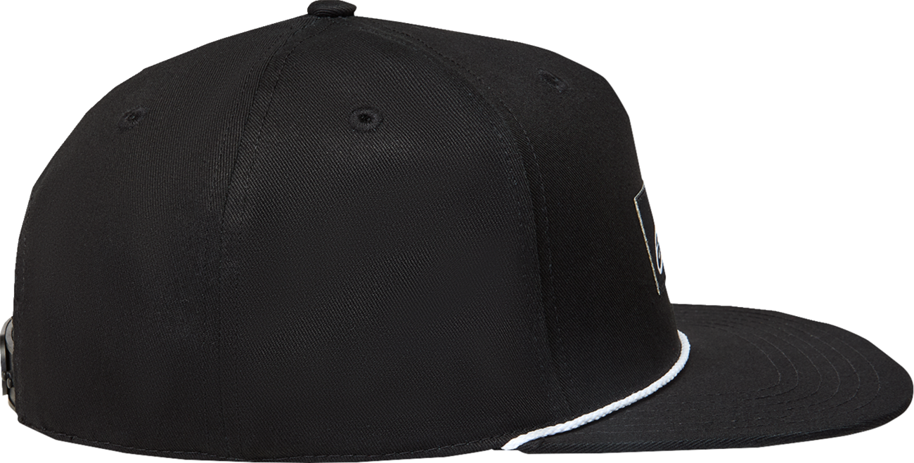 ALPINESTARS Label Snapback Hat - Black - One Size 1236-81438-10-OS