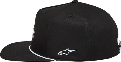 ALPINESTARS Label Snapback Hat - Black - One Size 1236-81438-10-OS