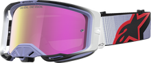 ALPINESTARS GOGGLES Vision 8 Goggle - Maven - Lavender/Black - Pink Mirror Lens 5101627-3234