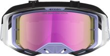 ALPINESTARS GOGGLES Vision 8 Goggle - Maven - Lavender/Black - Pink Mirror Lens 5101627-3234
