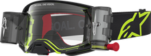 ALPINESTARS GOGGLES Supertech Goggle - Firma - Roll-Off - Black/Yellow Fluo - Clear Lens 5100227-1743