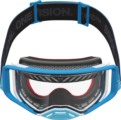 ALPINESTARS GOGGLES Supertech Goggle - Dura Air Fluid - Blue Fade - Clear Lens 5100127-7364