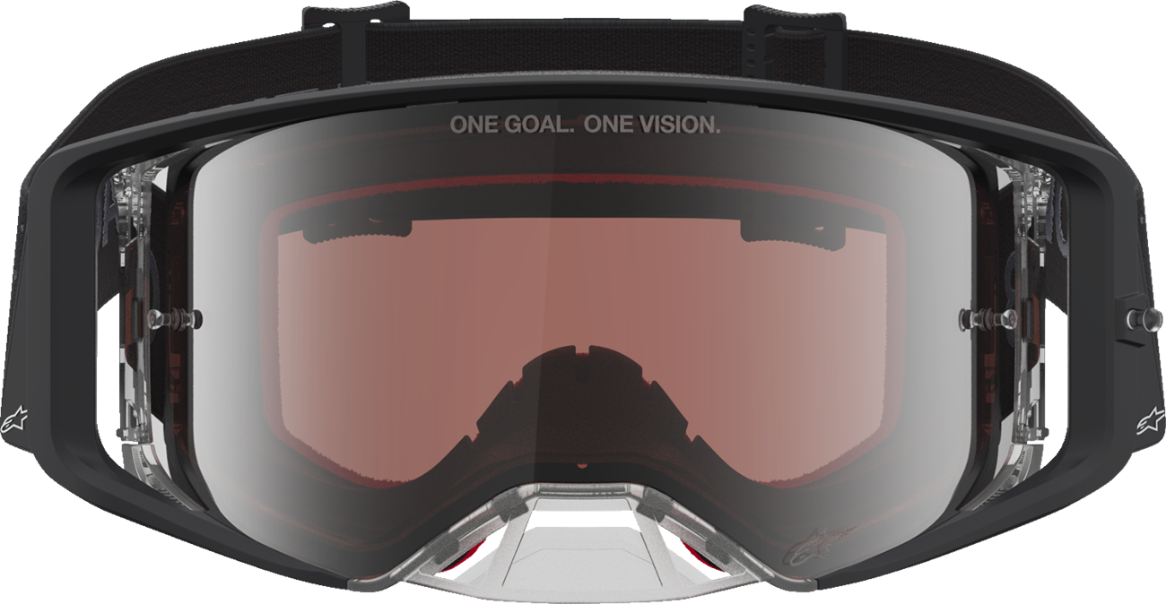 ALPINESTARS GOGGLES Supertech Goggle - Cloak - Black - Silver Mirror Lens 5100427-1456