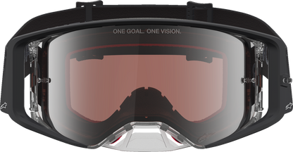 ALPINESTARS GOGGLES Supertech Goggle - Cloak - Black - Silver Mirror Lens 5100427-1456