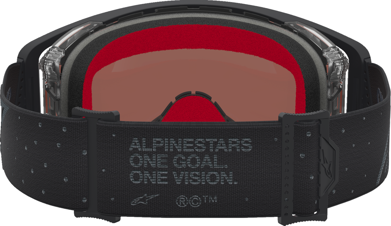 ALPINESTARS GOGGLES Supertech Goggle - Cloak - Black - Silver Mirror Lens 5100427-1456