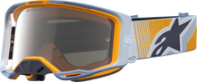ALPINESTARS GOGGLES Vision 8 Goggle - Maven - Dust Blue/Orange - Silver Mirror Lens 5101627-7366