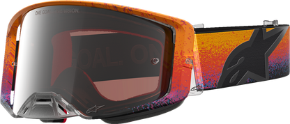 ALPINESTARS GOGGLES Supertech Goggle - Black Hole - Limited - Fire Red/Black - Silver Mirror Lens 5101327-3232