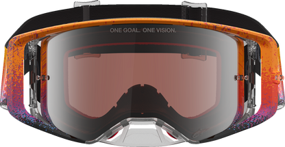 ALPINESTARS GOGGLES Supertech Goggle - Black Hole - Limited - Fire Red/Black - Silver Mirror Lens 5101327-3232