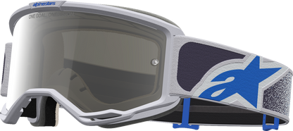 ALPINESTARS GOGGLES Vision 5 Goggle - Drag - LT Lilac/Blue - Silver Mirror Lens 5101727-3244