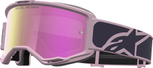 ALPINESTARS GOGGLES Vision 5 Goggle - Rora - Graystone/Old Pink - Pink Mirror Lens 5101927-9356