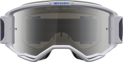 ALPINESTARS GOGGLES Vision 5 Goggle - Drag - LT Lilac/Blue - Silver Mirror Lens 5101727-3244