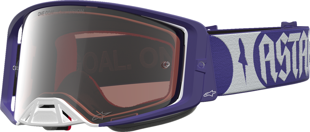 ALPINESTARS GOGGLES Supertech Goggle - Atrox - Silver Mirror Lens 5100327-7354