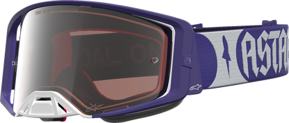 ALPINESTARS GOGGLES Supertech Goggle - Atrox - Silver Mirror Lens 5100327-7354