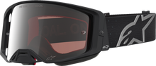 ALPINESTARS GOGGLES Supertech Goggle - Vesta - Matte Black/Silver - Silver Mirror Lens 5100727-1728