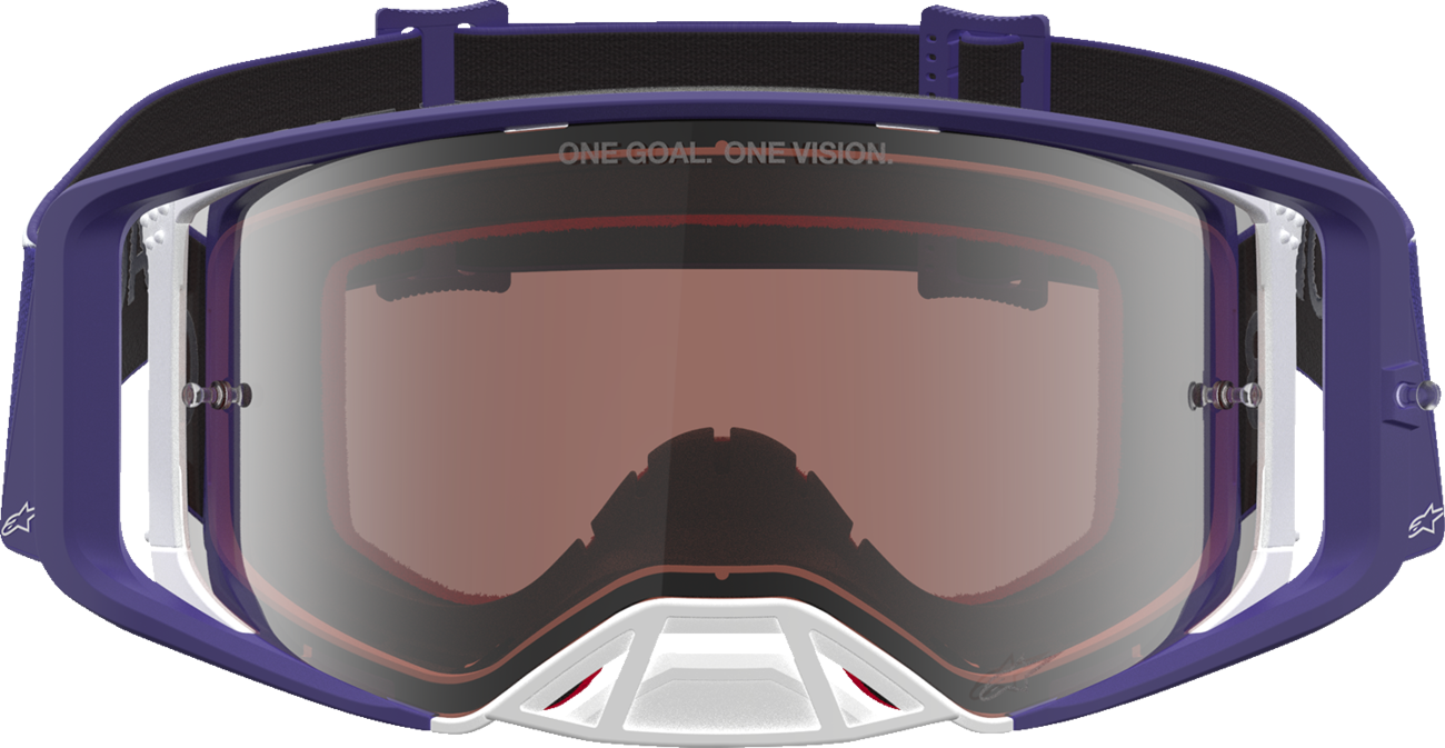 ALPINESTARS GOGGLES Supertech Goggle - Atrox - Silver Mirror Lens 5100327-7354